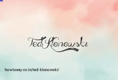 Ted Klonowski