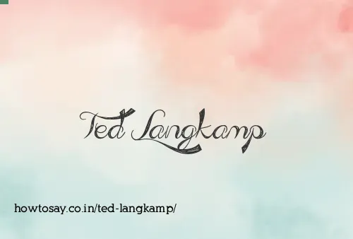 Ted Langkamp