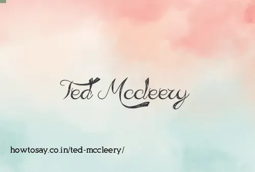 Ted Mccleery