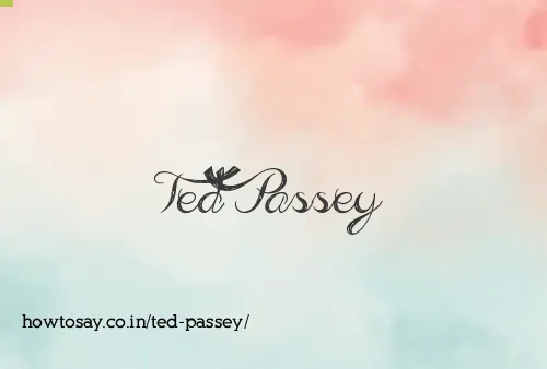 Ted Passey