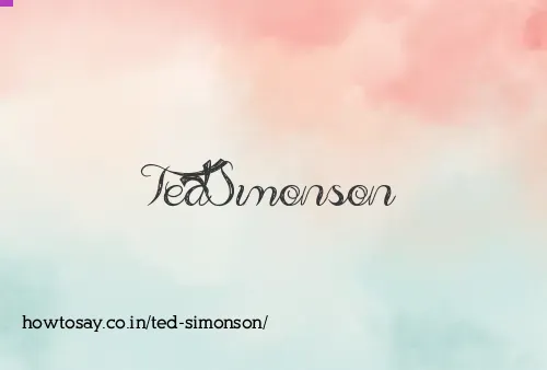 Ted Simonson