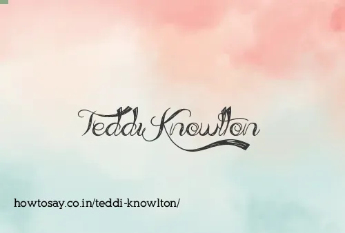 Teddi Knowlton
