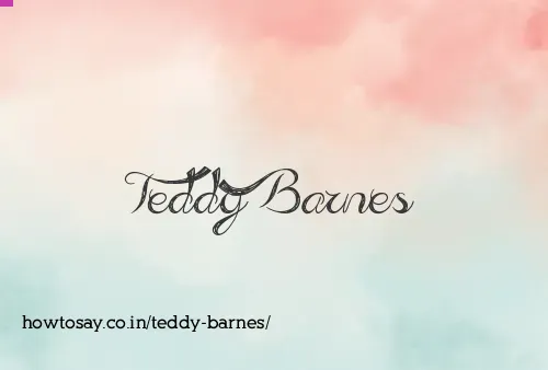 Teddy Barnes