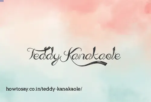 Teddy Kanakaole