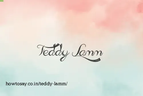 Teddy Lamm
