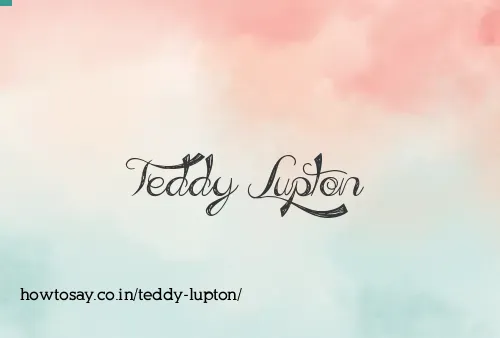 Teddy Lupton