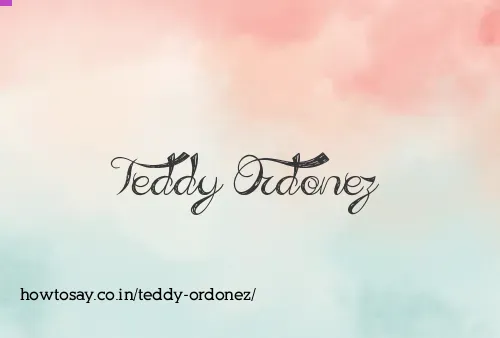 Teddy Ordonez