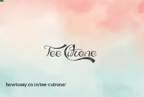 Tee Cutrone