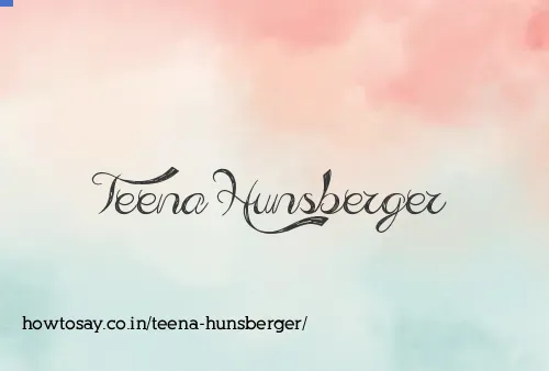 Teena Hunsberger