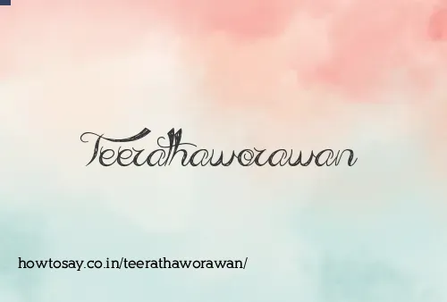 Teerathaworawan