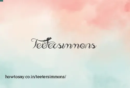 Teetersimmons