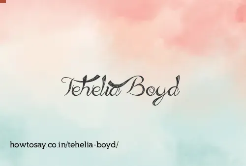 Tehelia Boyd