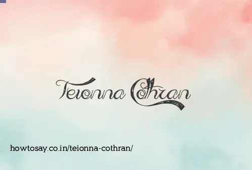 Teionna Cothran