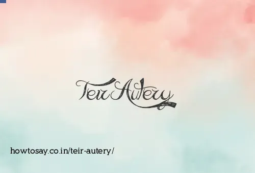 Teir Autery