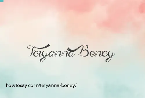 Teiyanna Boney