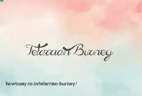Telarrian Burney