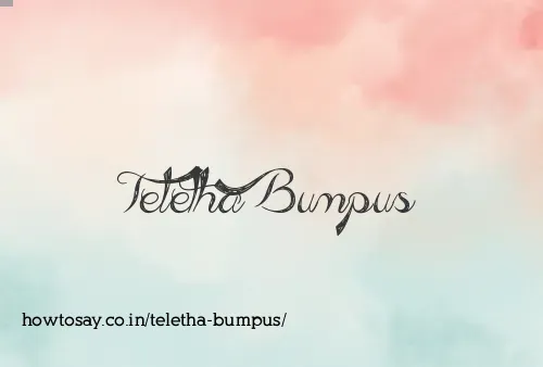 Teletha Bumpus