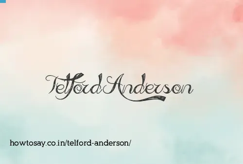 Telford Anderson