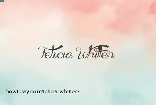 Telicia Whitten