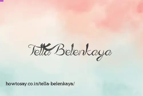 Tella Belenkaya