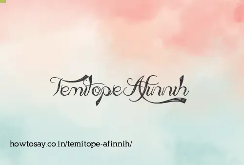 Temitope Afinnih