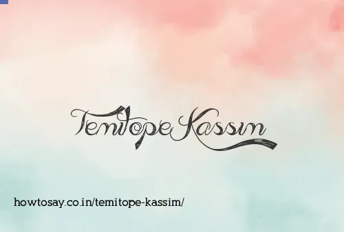 Temitope Kassim