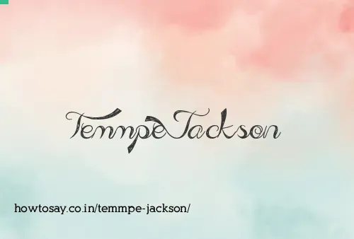 Temmpe Jackson