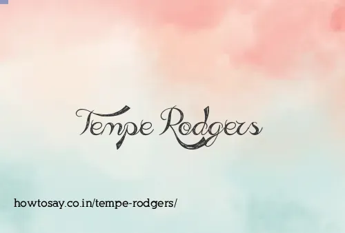 Tempe Rodgers