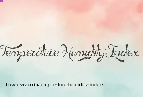 Temperature Humidity Index