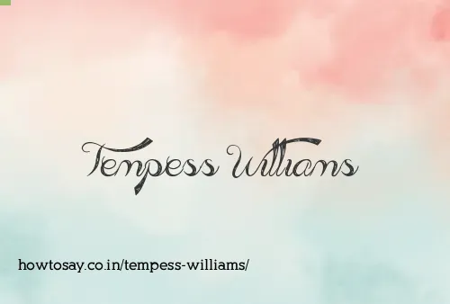 Tempess Williams