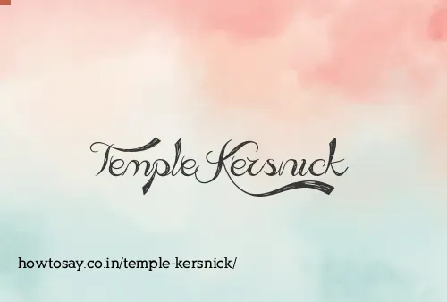 Temple Kersnick