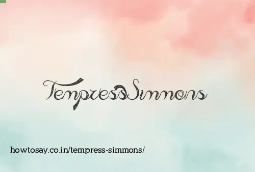 Tempress Simmons