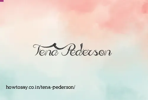 Tena Pederson