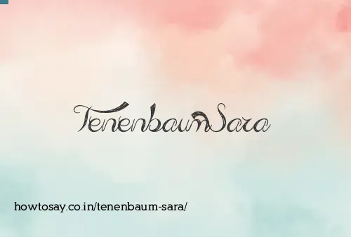 Tenenbaum Sara