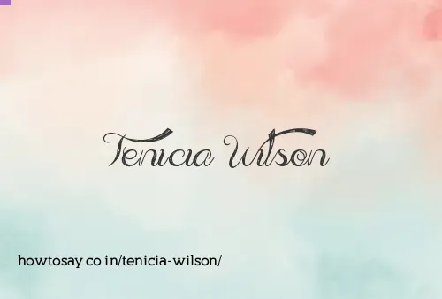 Tenicia Wilson