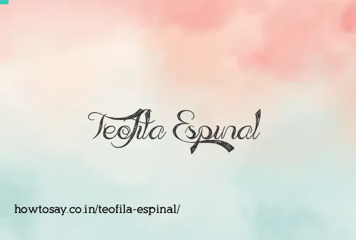 Teofila Espinal