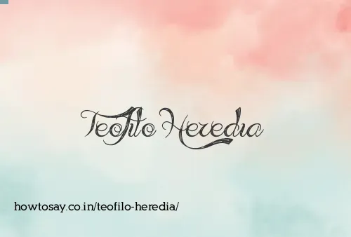 Teofilo Heredia