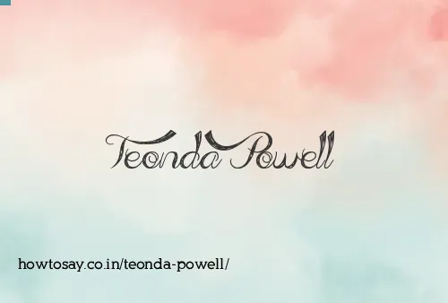 Teonda Powell