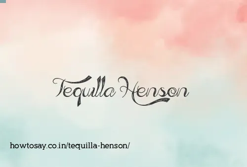 Tequilla Henson