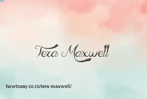 Tera Maxwell