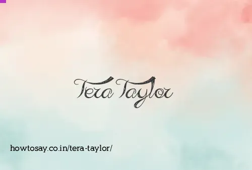 Tera Taylor
