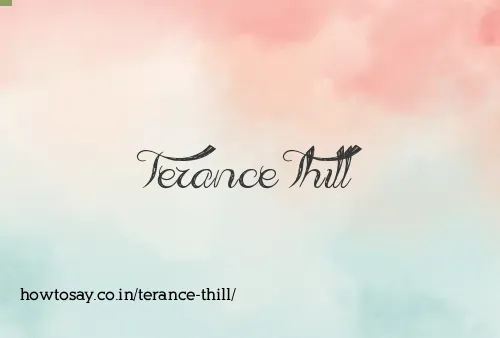 Terance Thill