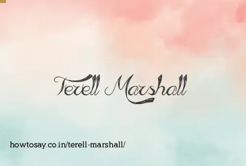 Terell Marshall