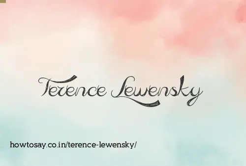 Terence Lewensky