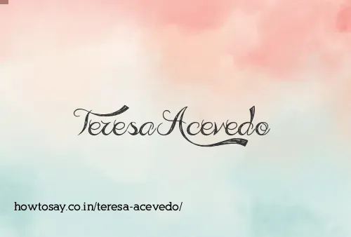 Teresa Acevedo