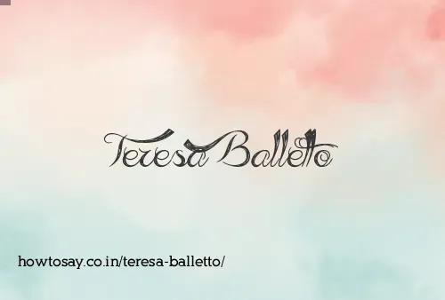 Teresa Balletto