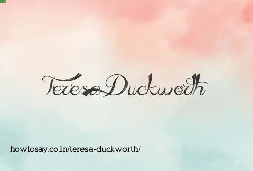 Teresa Duckworth