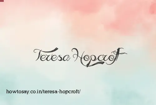 Teresa Hopcroft