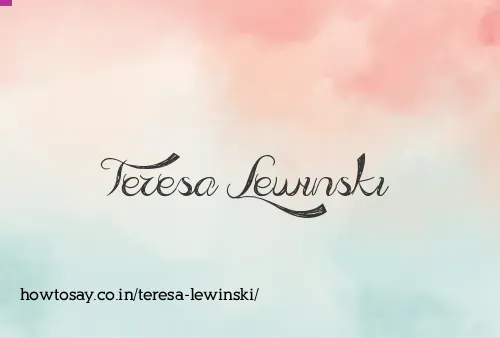 Teresa Lewinski