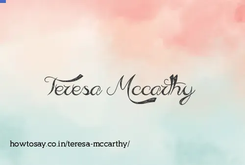 Teresa Mccarthy